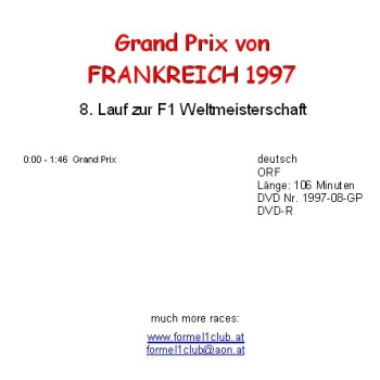 1997 08 Frankreich / Magny  Cours