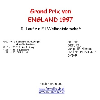 1997 09 Qualifying England Silverstone