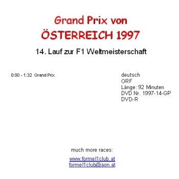 1997 14 Österreich / Spielberg