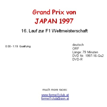 Preview: 1997 16 Qualifying Japan Suzuka