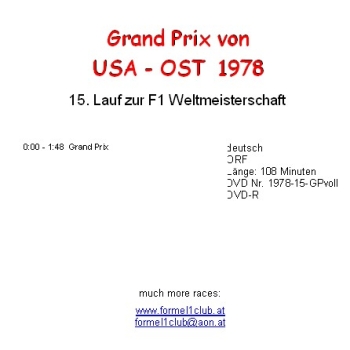 1978 15 USA Ost / Watkins Glen in VOLLER LÄNGE