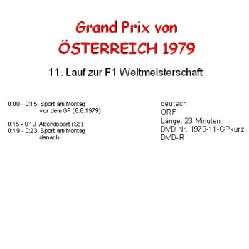 1979 11 Österreich / Zeltweg