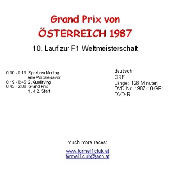 1987 10 Österreich / Zeltweg