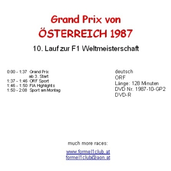 Preview: 1987 10 Österreich / Zeltweg