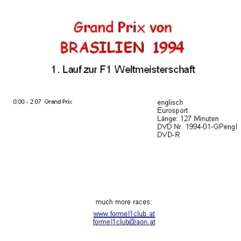 1994 01 Brasilien / Interlagos (englisch)