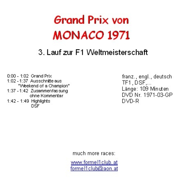 1971 03 Monaco / Monte Carlo