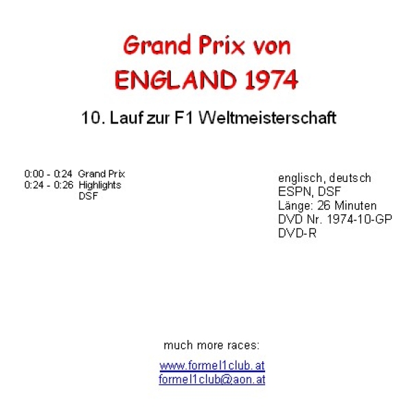 1974 10 England / Brands Hatch