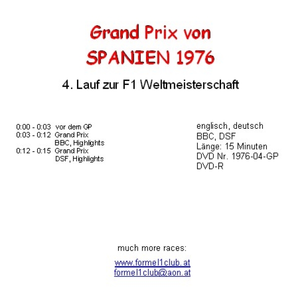 1976 04 Spanien / Madrid Jarama