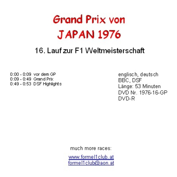 1976 16 Japan / Fuji