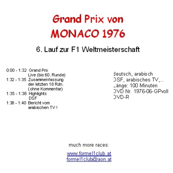 1976 06 Monaco / Monte Carlo