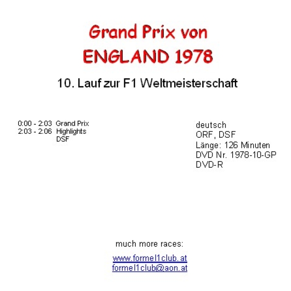 1978 10 England / Brands Hatch