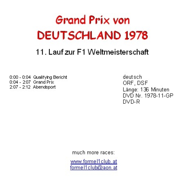 1978 11 Deutschland / Hockenheim