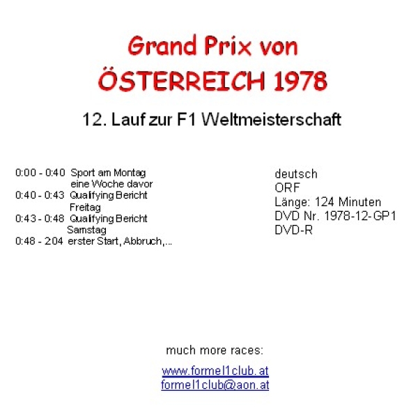 1978 12 Österreich / Zeltweg