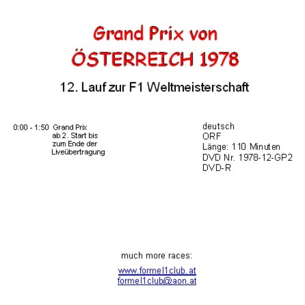 1978 12 Österreich / Zeltweg