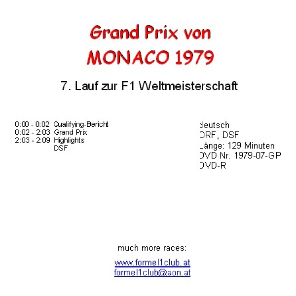 1979 07 Monaco / Monte Carlo