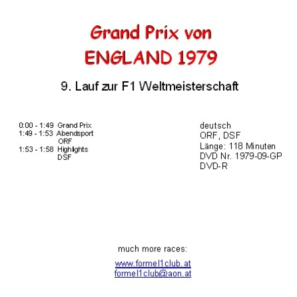 1979 09 England / Silverstone