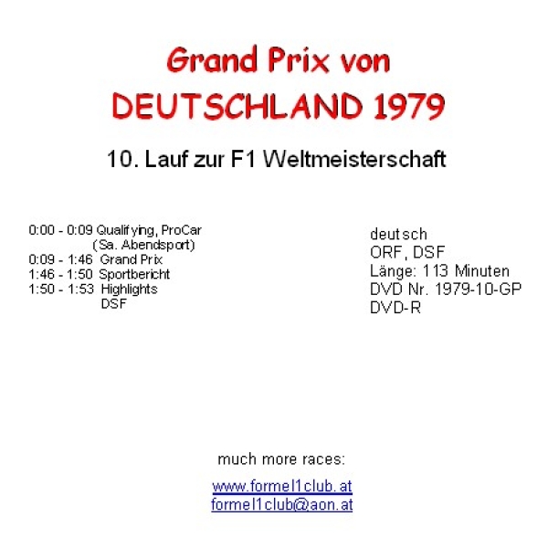 1979 10 Deutschland / Hockenheim