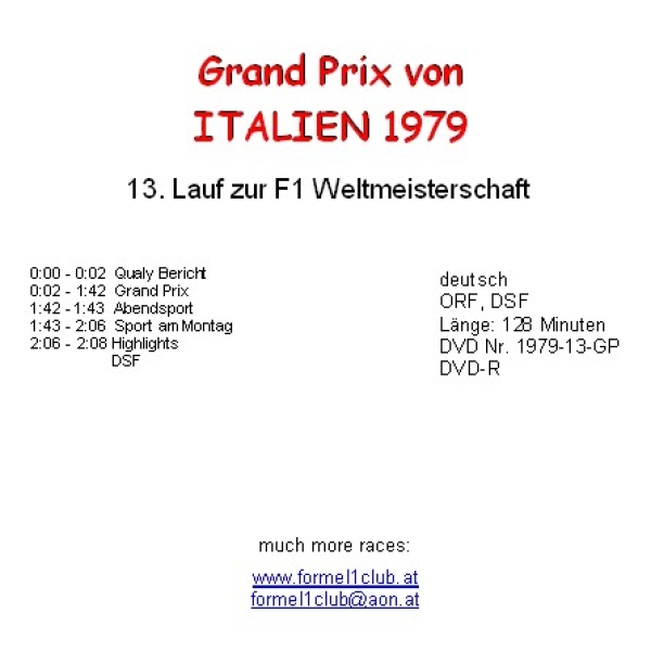 1979 13 Italien / Monza
