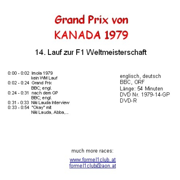 1979 14 Kanada / Montreal