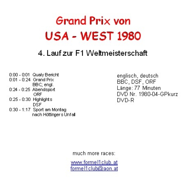 1980 04 USA West / Long Beach; Kurzversion