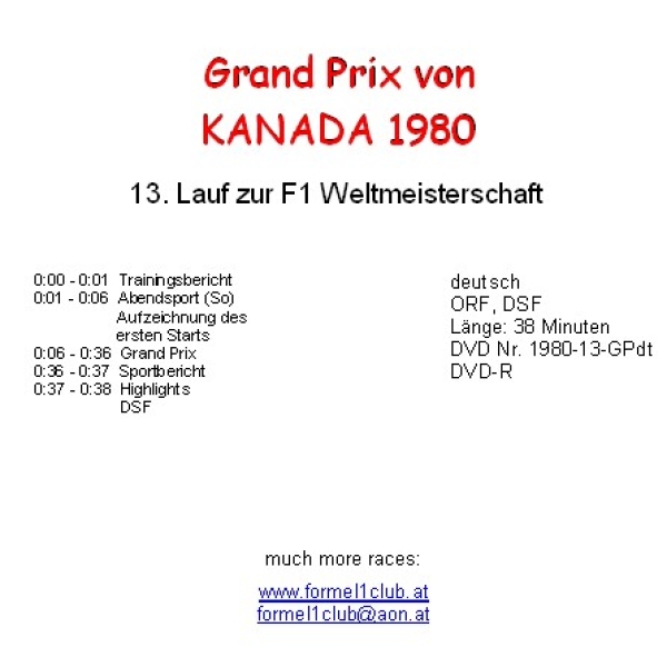 1980 13 Kanada / Montreal; Kurzversion, deutsch