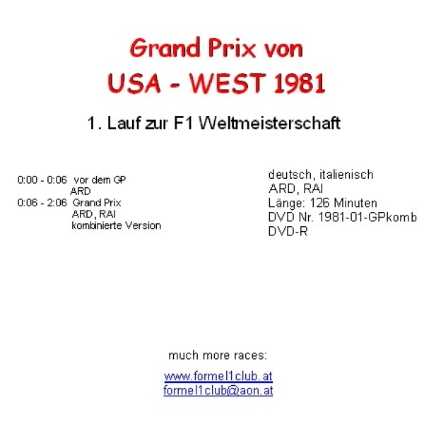 1981 01 USA West / Long Beach; deutsch-italienisch