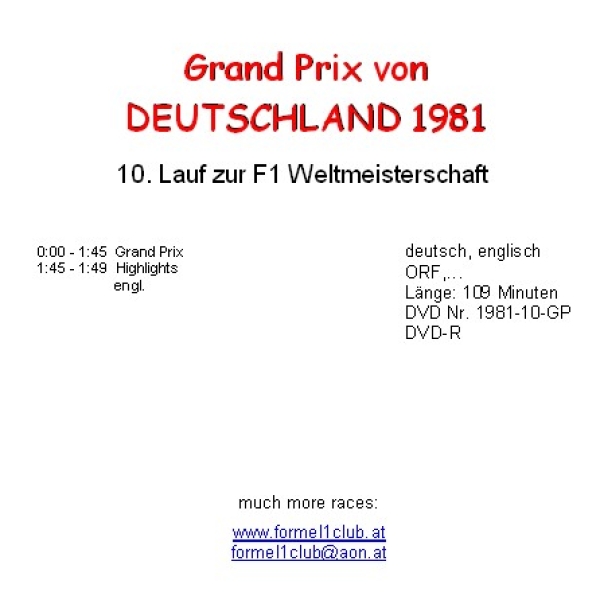 1981 10 Deutschland / Hockenheim