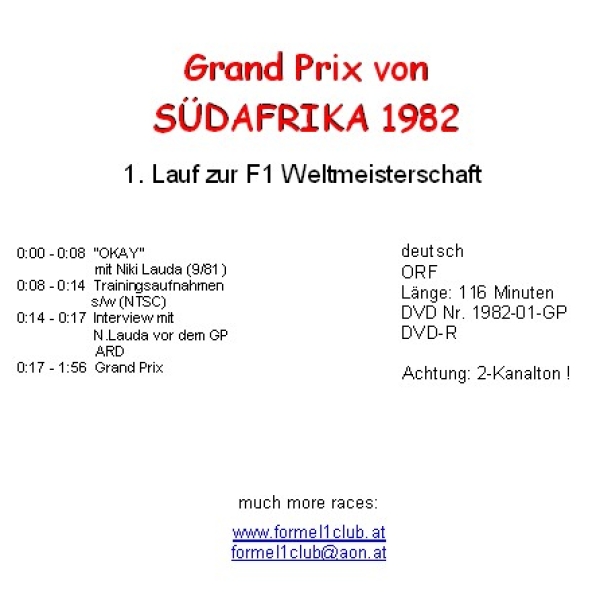 1982 01 Südafrika / Kyalami