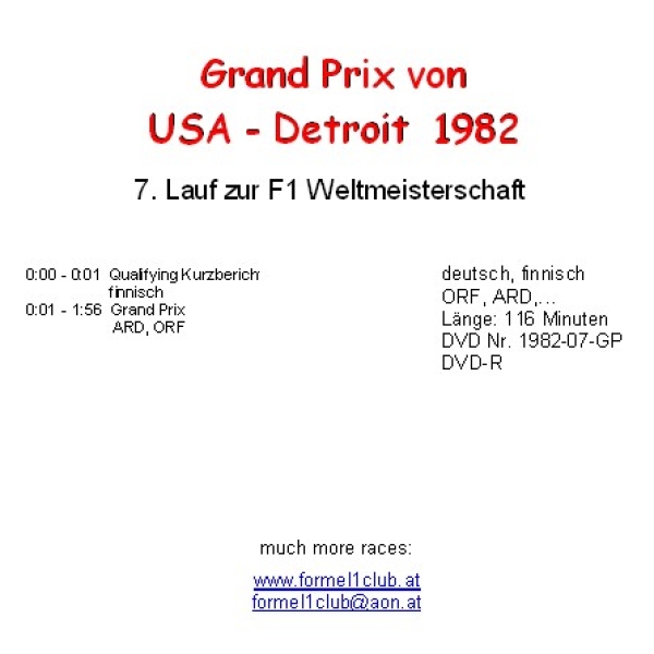 1982 07 USA / Detroit