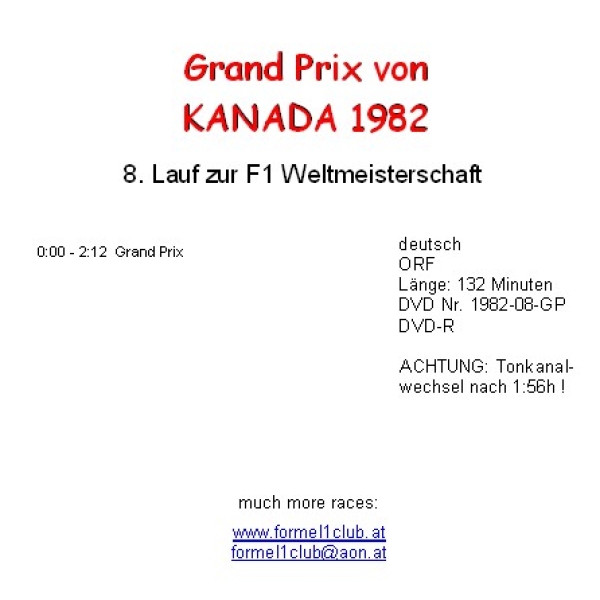 1982 08 Kanada / Montreal