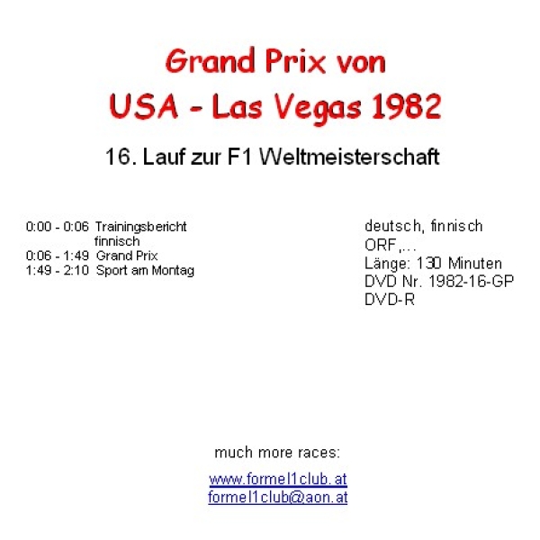 1982 16 USA Mittelwest / Las Vegas