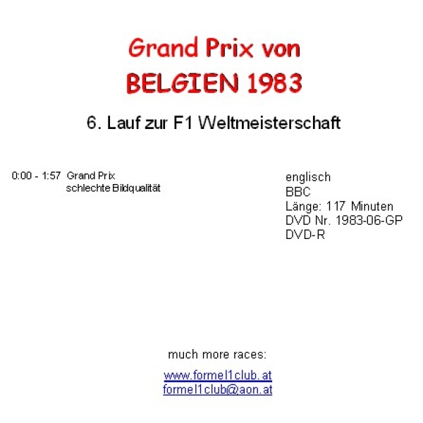 1983 06 Belgien / Spa; englisch
