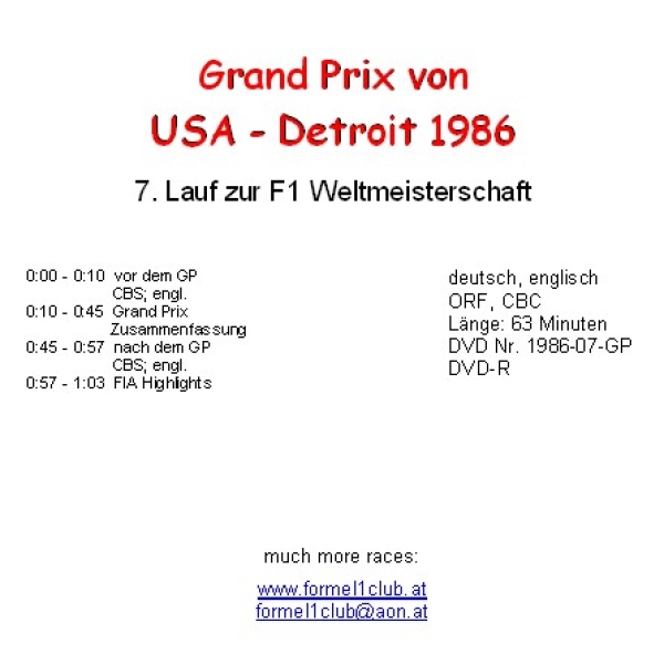 1986 07 USA Ost / Detroit; deutsch