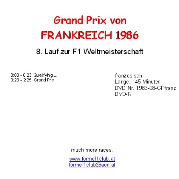 1986 08 Frankreich / LeCastellet; französisch