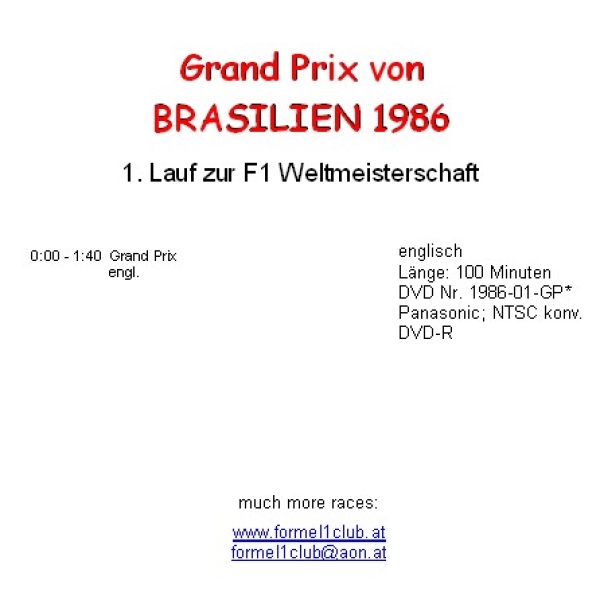 1986 01 Brasilien / Rio; englisch