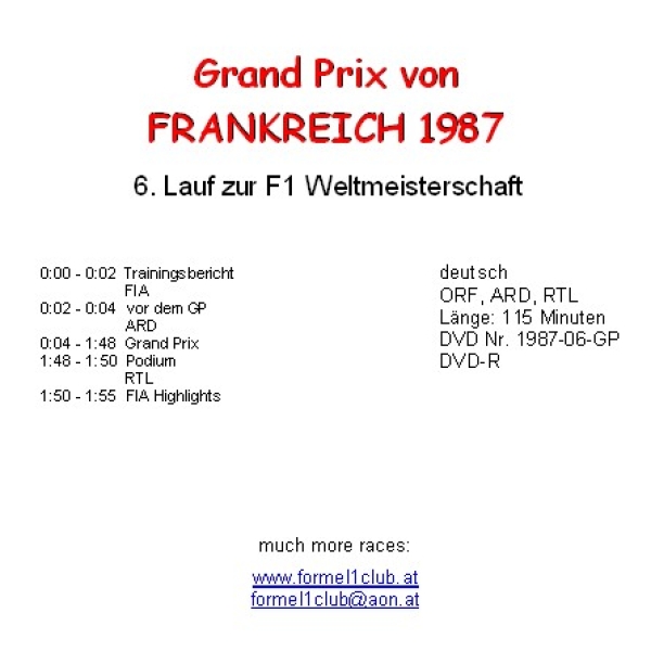 1987 06 Frankreich / LeCastellet