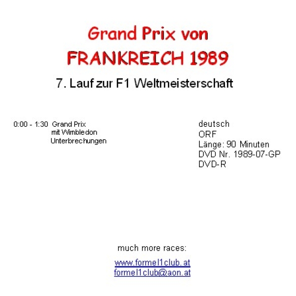 1989 07 Frankreich / LeCastellet
