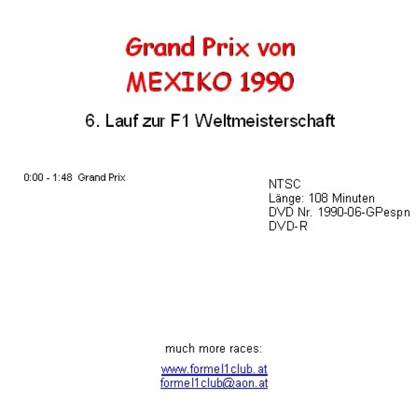 1990 06 Mexiko / Mexiko City; spanisch