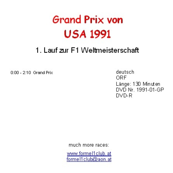 1991 01 USA / Phoenix