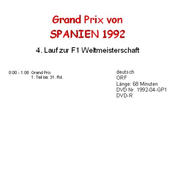1992 04 Spanien / Barcelona