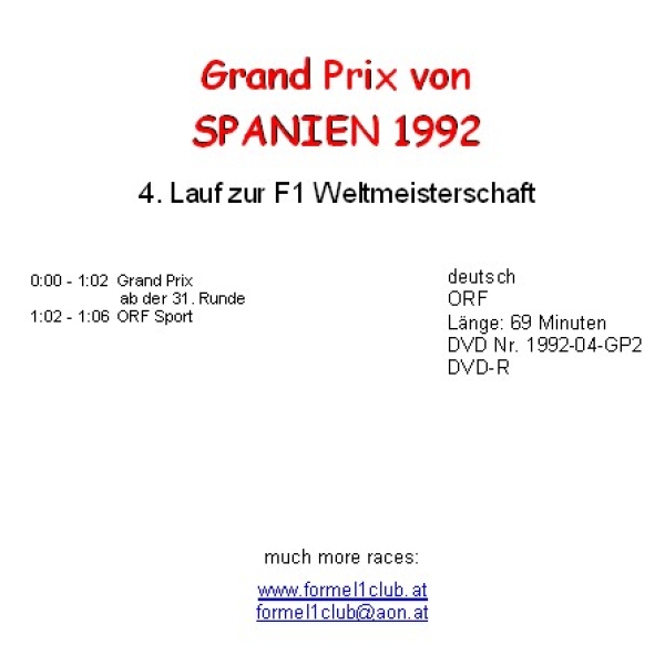 1992 04 Spanien / Barcelona