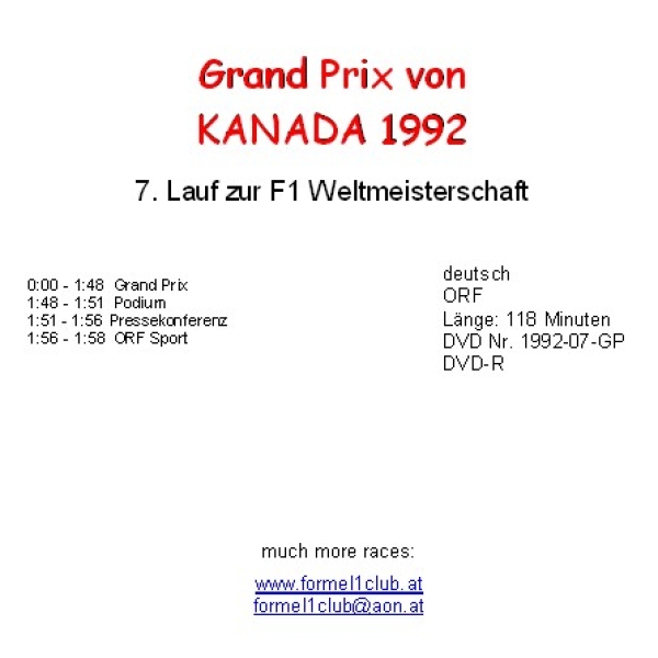 1992 07 Kanada / Montreal