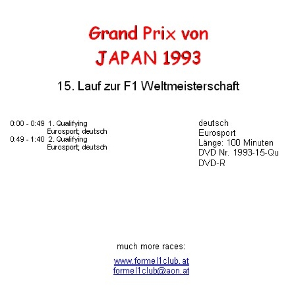 1993 15 Qualifying Japan Suzuka