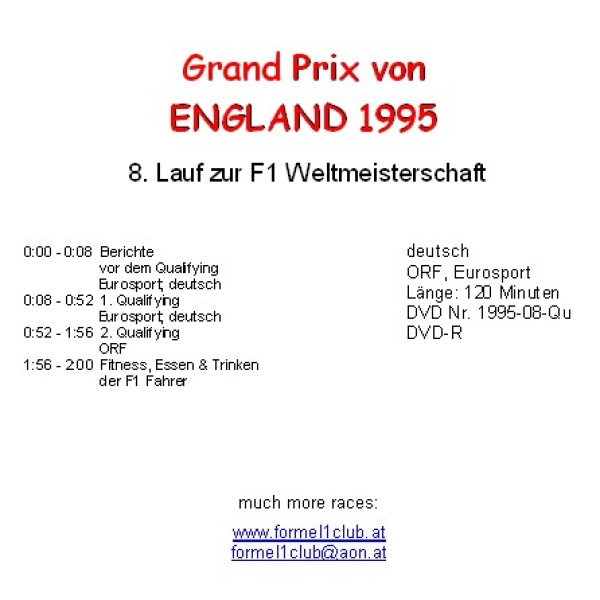 1995 08 England / Silverstone