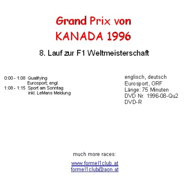 1996 08 Qualifying Kanada Montreal