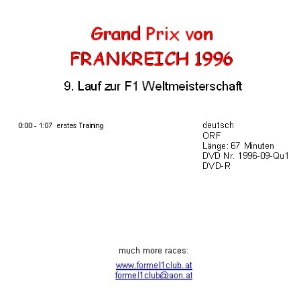 1996 09 Qualifying Frankreich Magny Cours