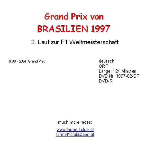 1997 02 Brasilien / Interlagos
