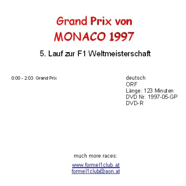 1997 05 Monaco / Monte Carlo
