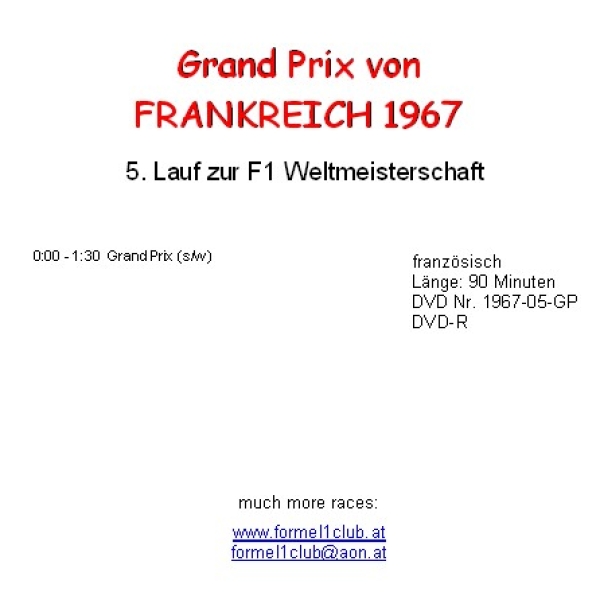 1967 05 Frankreich / LeMans (90min)