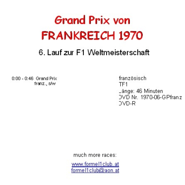 1970 06 Frankreich / Clermant Ferrand